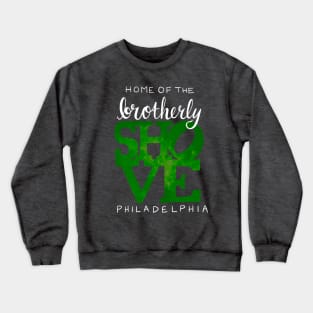 Brotherly Shove - Green Icon Crewneck Sweatshirt